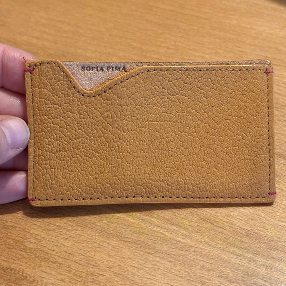 Sofia Fima Marigold Leather Card Case - Brand New - Picture 2 of 9